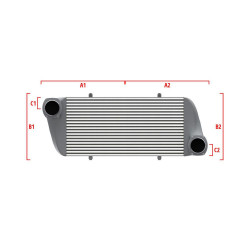 Competition intercooler Wagner Méretre gyártva 500mm x 205mm x 80mm
