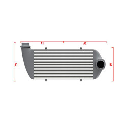 Competition intercooler Wagner Méretre gyártva 600mm x 205mm x 80mm
