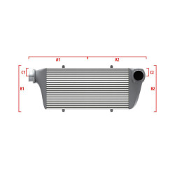 Performance intercooler Wagner Méretre gyártva 700mm x 205mm x 80mm