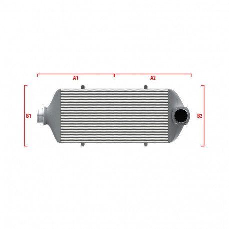 Méretre gyártva Competition intercooler Wagner Méretre gyártva 500mm x 300mm x 90mm | race-shop.hu