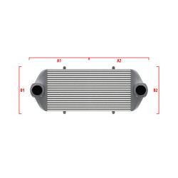 Performance intercooler Wagner Méretre gyártva 500mm x 300mm x 90mm