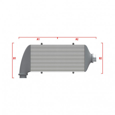 Méretre gyártva Performance intercooler Wagner Méretre gyártva 600mm x 300mm x 90mm | race-shop.hu