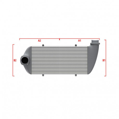 Méretre gyártva Performance intercooler Wagner Méretre gyártva 600mm x 300mm x 90mm | race-shop.hu