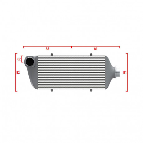Méretre gyártva Competition intercooler Wagner Méretre gyártva 700mm x 300mm x 90mm | race-shop.hu