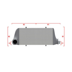 Competition intercooler Wagner Méretre gyártva 700mm x 205mm x 80mm