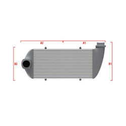 Competition intercooler Wagner Méretre gyártva 500mm x 400mm x 100mm