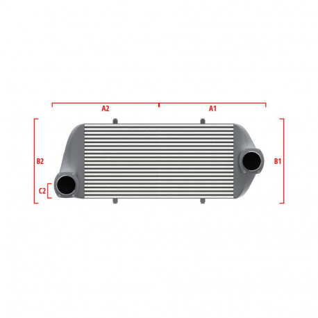 Méretre gyártva Competition intercooler Wagner Méretre gyártva 500mm x 400mm x 100mm | race-shop.hu