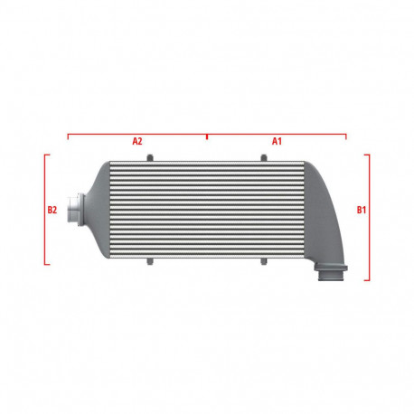 Méretre gyártva Performance intercooler Wagner Méretre gyártva 700mm x 300mm x 90mm | race-shop.hu