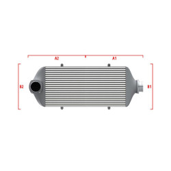 Performance intercooler Wagner Méretre gyártva 600mm x 300mm x 90mm