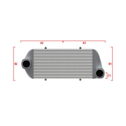 Performance intercooler Wagner Méretre gyártva 700mm x 300mm x 90mm
