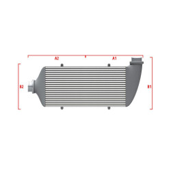 Competition intercooler Wagner Méretre gyártva 500mm x 400mm x 100mm
