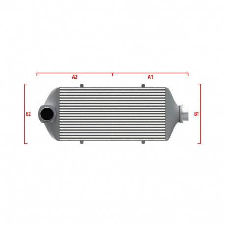 Méretre gyártva Competition intercooler Wagner Méretre gyártva 500mm x 400mm x 100mm | race-shop.hu