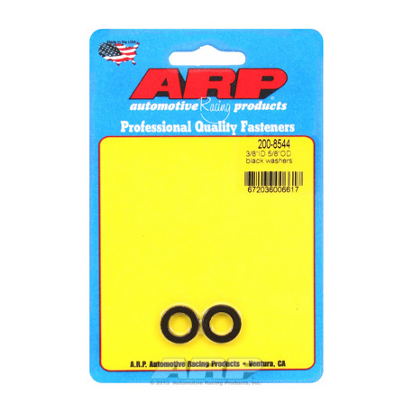 ARP csavarok "3/8"ID 5/8"OD .120"TH fekete alátétek" (2db) | race-shop.hu