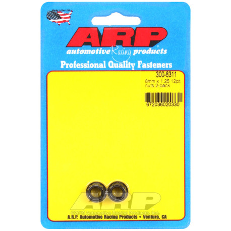 ARP csavarok ARP anyák (12 lapú fej), M8×1.25, 2 db | race-shop.hu