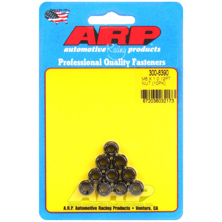 ARP csavarok ARP anyák (12 lapú fej), M6×1.00, 10 db | race-shop.hu