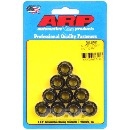 ARP csavarok ARP anyák (12 lapú fej), M10×1.0, 10 db, V1 | race-shop.hu