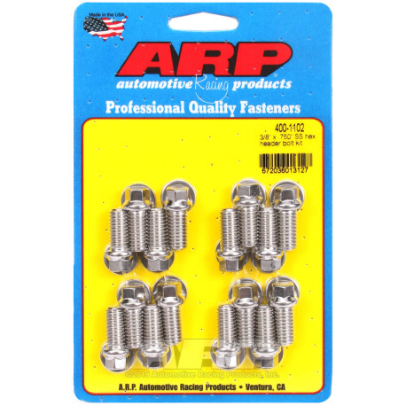 ARP csavarok ARP leömlőcsavar készlet (rozsdamentes, hatlapfejű), 3/8, V2 | race-shop.hu