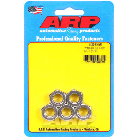 ARP csavarok ARP anyák (rozsdamentes, hatlapfejű), 7/16-20, 5 db, V1 | race-shop.hu