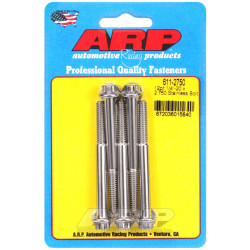 ARP csavarok (rozsdamentes, 12 lapú fej), 1/4-20 × 69,85 mm, 5 db