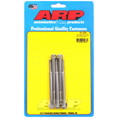 ARP csavarok ARP csavarok (rozsdamentes, 12 lapú fej), 1/4-20 × 95,25 mm, 5 db | race-shop.hu