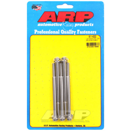 ARP csavarok ARP csavarok (rozsdamentes, 12 lapú fej), 1/4-20 × 101,6 mm, 5 db | race-shop.hu