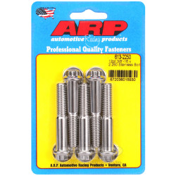 ARP csavarok (rozsdamentes, 12 lapú fej), 3/8-16 × 57,15 mm, 5 db
