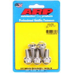 "3/8""-16 x 0.750 12pt 7/16 SS csavarok" (5db)
