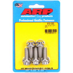 "3/8""-16 x 1.000 12pt 7/16 SS csavarok" (5db)