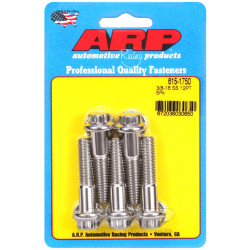 ARP csavarok (rozsdamentes, 12 lapú fej, 7/16 kulcs), 3/8-16 × 44,45 mm, 5 db