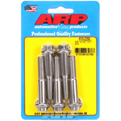 "3/8""-16 x 2.250 12pt 7/16 SS csavarok" (5db)
