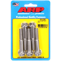 ARP csavarok (rozsdamentes, 12 lapú fej, 7/16 kulcs), 3/8-16 × 57,15 mm, 5 db