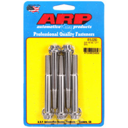 "3/8""-16 x 3.250 12pt 7/16 SS csavarok" (5db)