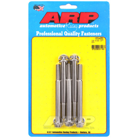 ARP csavarok ARP csavarok (rozsdamentes, 12 lapú fej, 7/16 kulcs), 3/8-16 × 101,6 mm, 5 db | race-shop.hu