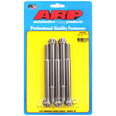 ARP csavarok ARP csavarok (rozsdamentes, 12 lapú fej), 7/16-14 × 120,65 mm, 5 db | race-shop.hu