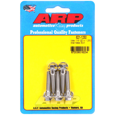 ARP csavarok ARP csavarok (rozsdamentes, hatlapfejű), 1/4-20 × 31,75 mm, 5 db | race-shop.hu
