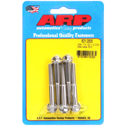 ARP csavarok (rozsdamentes, hatlapfejű), 1/4-20 × 50,8 mm, 5 db