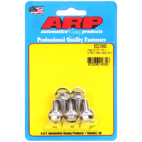 ARP csavarok ARP csavarok (rozsdamentes, hatlapfejű), 5/16-18 × 14,22 mm | race-shop.hu
