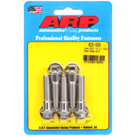 ARP csavarok ARP csavarok (rozsdamentes, hatlapfejű), 3/8-16 × 38,1 mm, 5 db | race-shop.hu