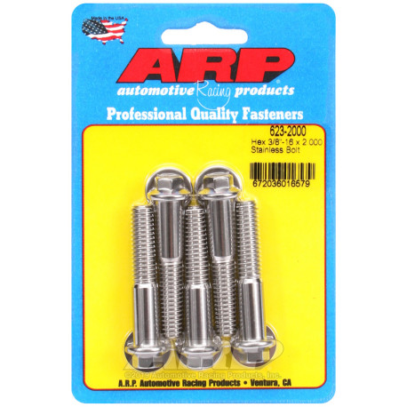 ARP csavarok ARP csavarok (rozsdamentes, hatlapfejű), 3/8-16 × 50,8 mm, 5 db | race-shop.hu