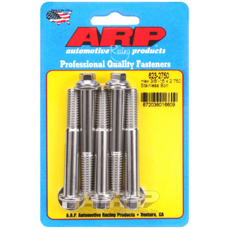 ARP csavarok ARP csavarok (rozsdamentes, hatlapfejű), 3/8-16 × 69,85 mm, 5 db | race-shop.hu