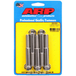 "7/16""-14 X 3.000 hex SS csavarok" (5db)