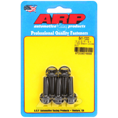 ARP csavarok ARP csavarok (12 lapú fej, fekete), 5/16-18 × 25,4 mm, 5 db | race-shop.hu