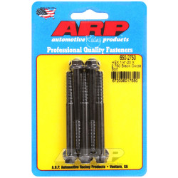 ARP csavarok (hatlapfejű, fekete), 1/4-20 × 69,85 mm, 5 db