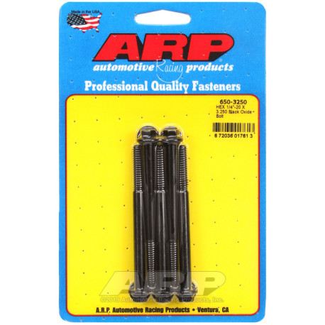 ARP csavarok ARP csavarok (hatlapfejű, fekete), 1/4-20 × 82,55 mm, 5 db | race-shop.hu