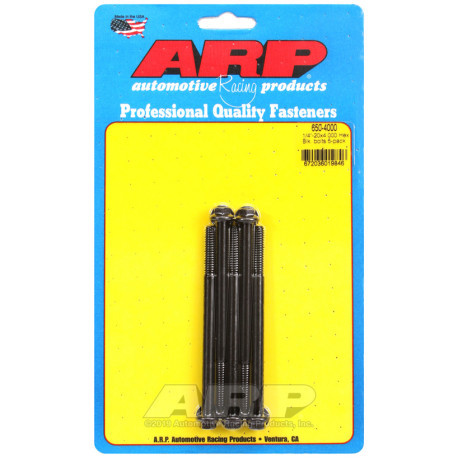 ARP csavarok ARP csavarok (hatlapfejű, fekete), 1/4-20 × 101,6 mm, 5 db | race-shop.hu