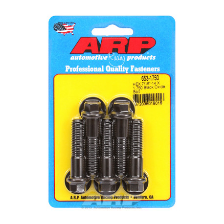 ARP csavarok "7/16""-14 X 1.750 hex fekete oxid csavarok" (5db) | race-shop.hu