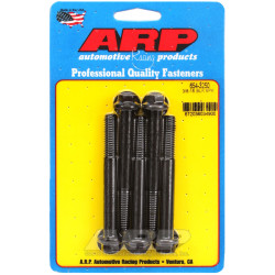 ARP csavarok (hatlapfejű, fekete, 7/16 kulcs), 3/8-16 × 82,55 mm, 5 db