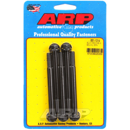 ARP csavarok ARP csavarok (hatlapfejű, fekete), M8×1.25 × 90 mm, 5 db | race-shop.hu