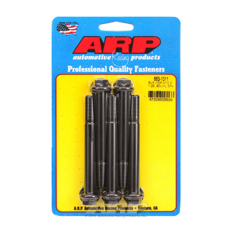 ARP csavarok M10 x 1.25 x 90 hex fekete oxid csavarok (5db) | race-shop.hu