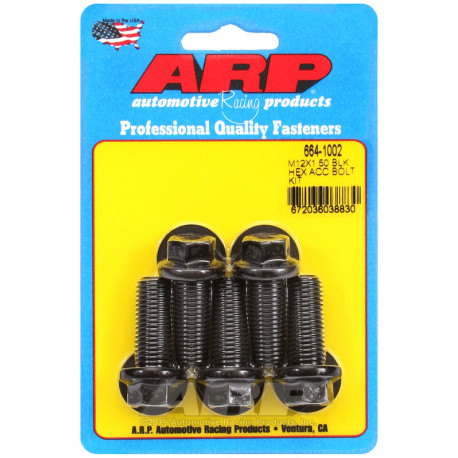 ARP csavarok ARP csavarok (hatlapfejű, fekete), M12×1.50 × 30 mm | race-shop.hu